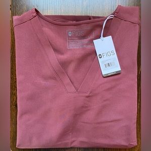 NWT Figs Casma, Dark Cherry, L